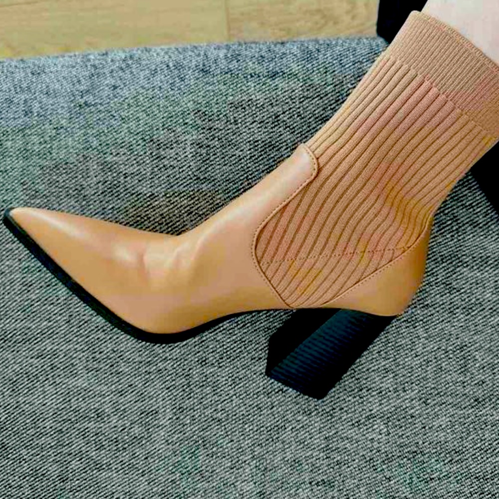 Open Edit Rafael Pointed Toe Bootie - Picture 3 of 3